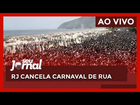 #AOVIVO |  RJ cancela carnaval de rua