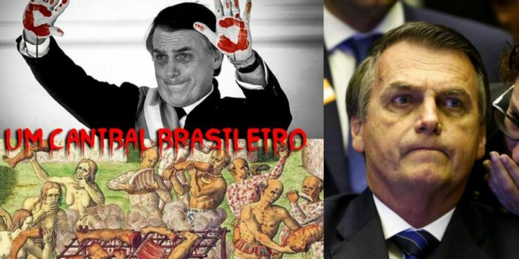 Vídeo: Bolsonaro afirmando que quase comeu carne humana 1 Vídeo: Bolsonaro afirmando que quase comeu carne humana