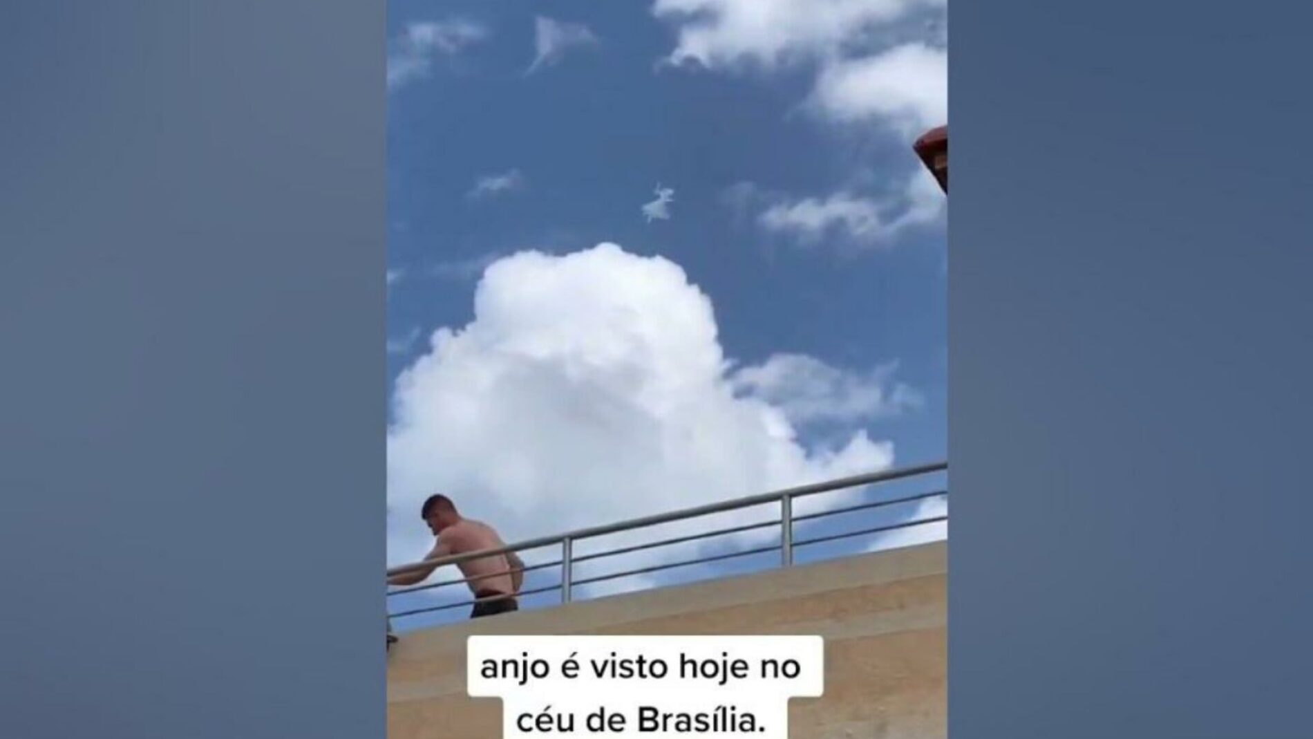 anjo aparece no ceu de brasilia