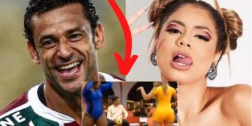 LEXA E FRED | EX JOGADOR FRED EVITA OLHAR PARA LEXA DURANTE DANÇA