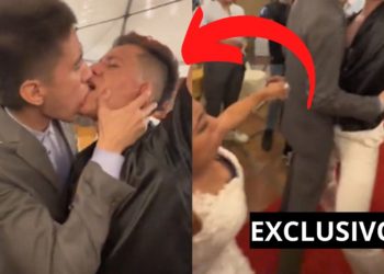 Noivo beija outro homem e é agredido no casamento: “Não sou gay”