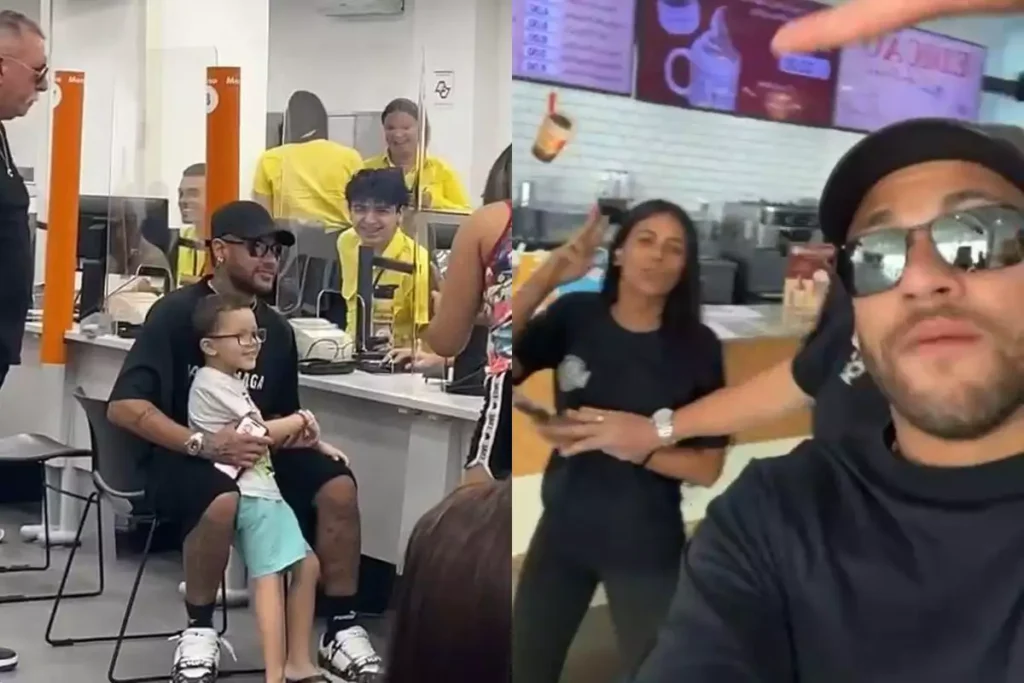 Neymar shopping