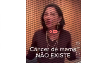 Médica mente ao dizer que câncer de mama não existe