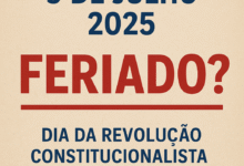 dia 9 de julho é feriado