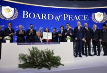 evento Board of Peace lideres politicos