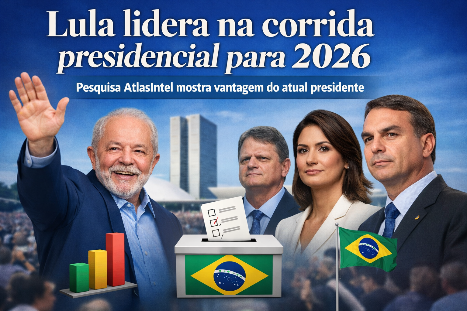 Lula lidera corrida presidencial - 2026