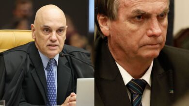 Alexadre de Moraes e Bolsonaro