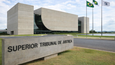 fachada superior tribunal de justiça stj.