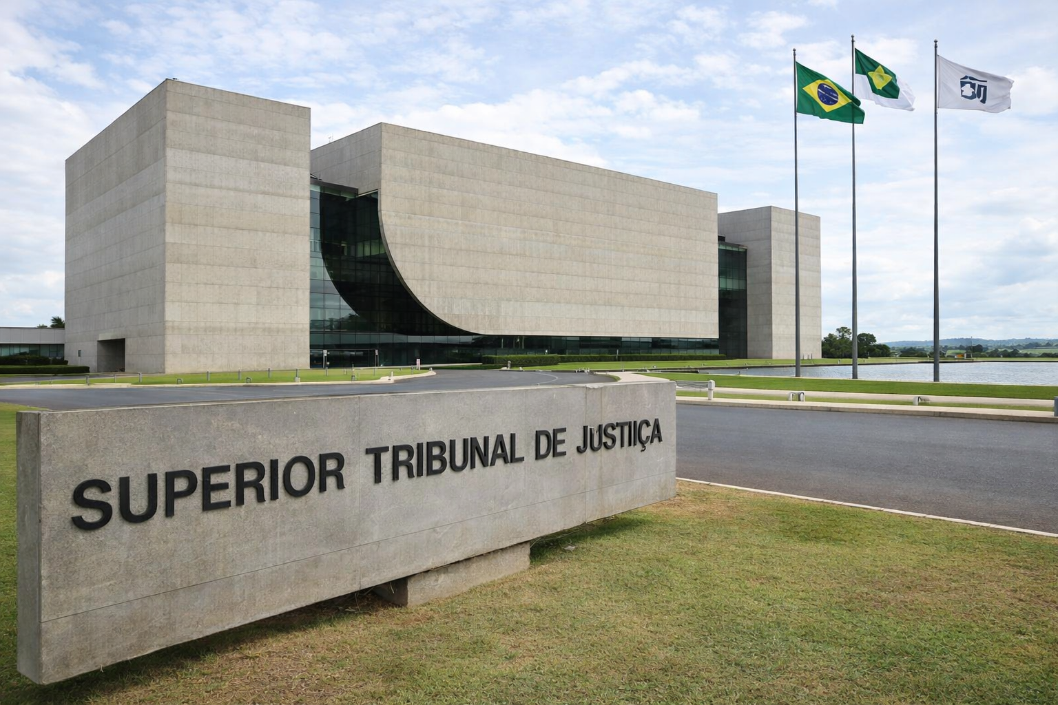 fachada superior tribunal de justiça stj.