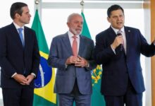 Encontro entre o presidente Lula e lideranças do Congresso durante agenda institucional em Brasília