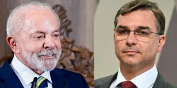 Pesquisa Nexus mostra Lula com 40% e Flávio Bolsonaro com 34% nas intenções de voto para a eleição presidencial de 2026.